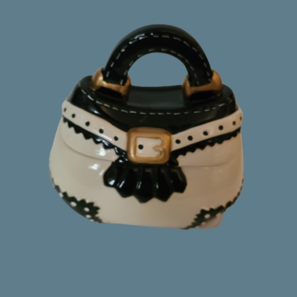 *David's Cookies Collectible Designer Jar Ceramic Purse. - Picture 1 of 3